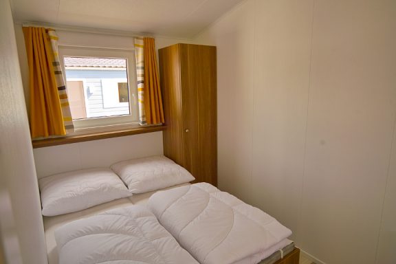 Elternschlafzimmer im Bungalow Möwe